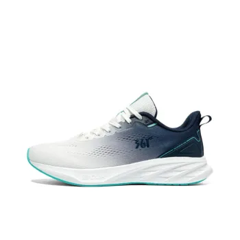 361° Wear resistant And Lightweight Low Top Casual Running Shoes Men's White Blue
