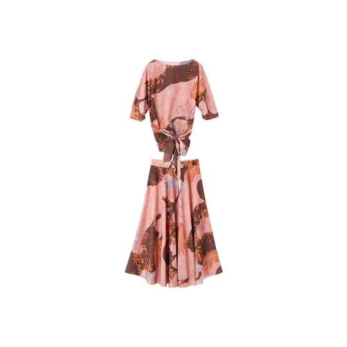 【dme】 Short Sleeved Dress Women's