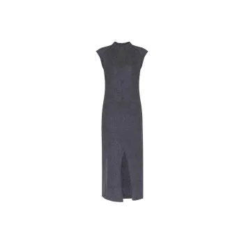 JIL SANDER Front slit Knitted Maxi Dress