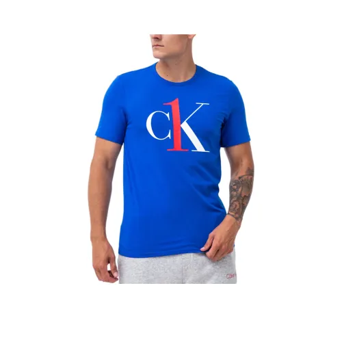 CALVIN swim T Shirt Men's Royal Blue