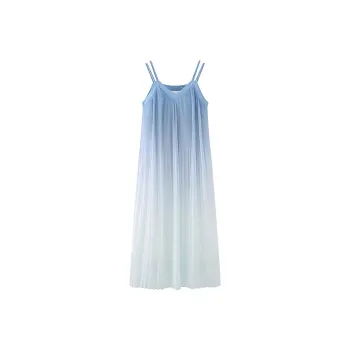 LWLG Slip Dress Women's Light Blue