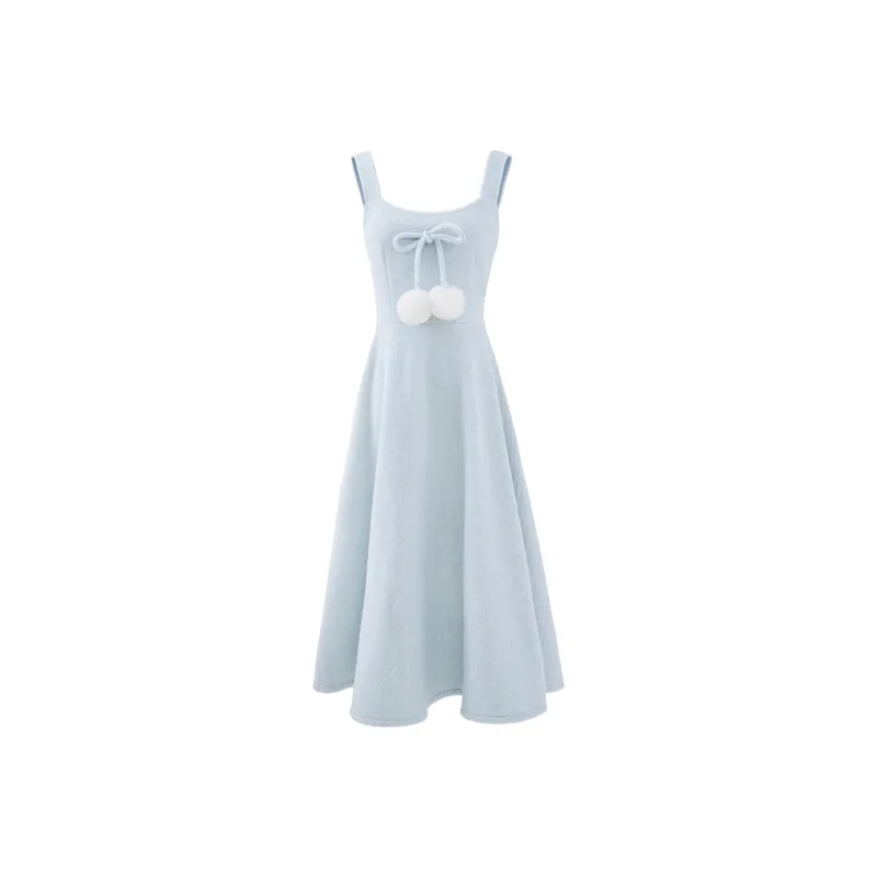 Blovelan Slip Dresses Women's Bubble Blue-0