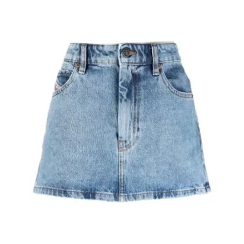 DIESEL Denim Short Skirts Women's Blue