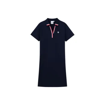 Le Coq Sportif Short Sleeved Dresses Women's Navy Blue