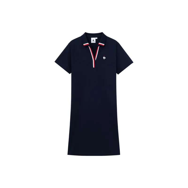Le Coq Sportif Short Sleeved Dresses Women's Navy Blue-0