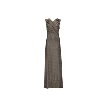 DVF Diane Von Furstenberg V Neck Sleeveless Maxi Dress