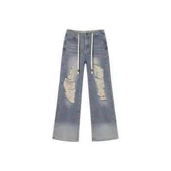 I'M ONE Jeans Women's Washed Denim Blue