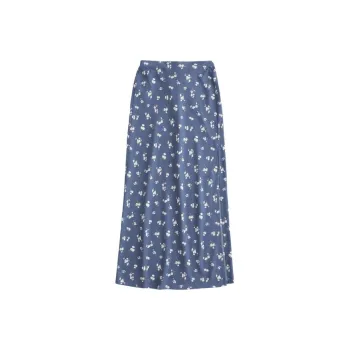 Hollister Casual Long Skirts Women's Blue