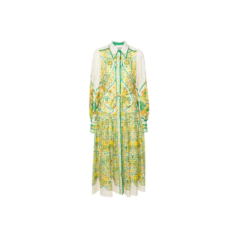 ALEMAIS Rhonda Floral-print Shirtdress-0