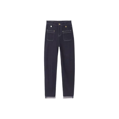 HIPPIEMISS Jeans Women's Normal Washed Blue