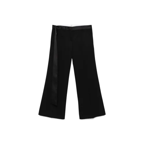 Victoria Beckham Satin Waistband Trousers