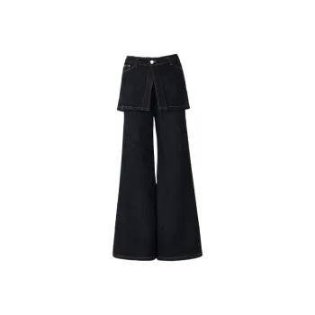 Jenna Chun Jeans Women's Black Gray