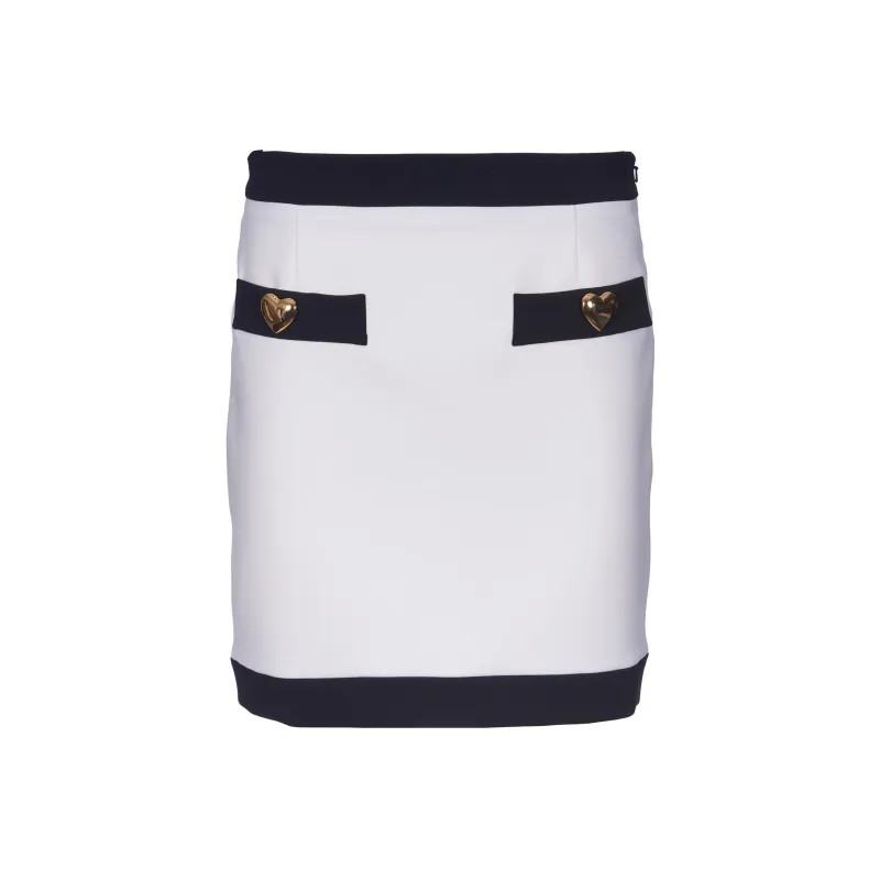 MOSCHINO Casual Short Skirts Women's White-0