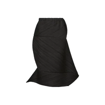 PLEATS PLEASE ISSEY MIYAKE Casual Long Skirts Women's Black