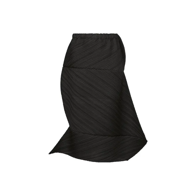 PLEATS PLEASE ISSEY MIYAKE Casual Long Skirts Women's Black-0
