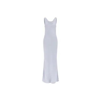 NORMA KAMALI Slip Dress Women's Light Blue