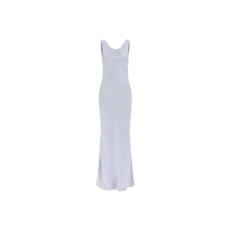 NORMA KAMALI Slip Dress Women's Light Blue-0