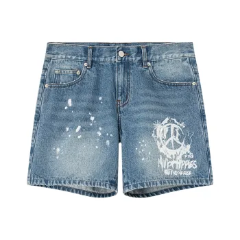 NO ONE ELSE Denim Shorts Women's