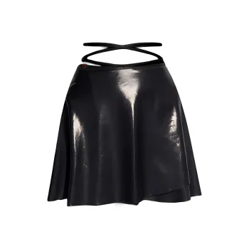 FANSIZHE Casual Short Skirts Women's Black