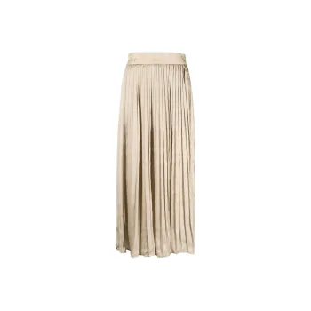 DKNY SS22 Mid Length Skirt Summer Light Brown