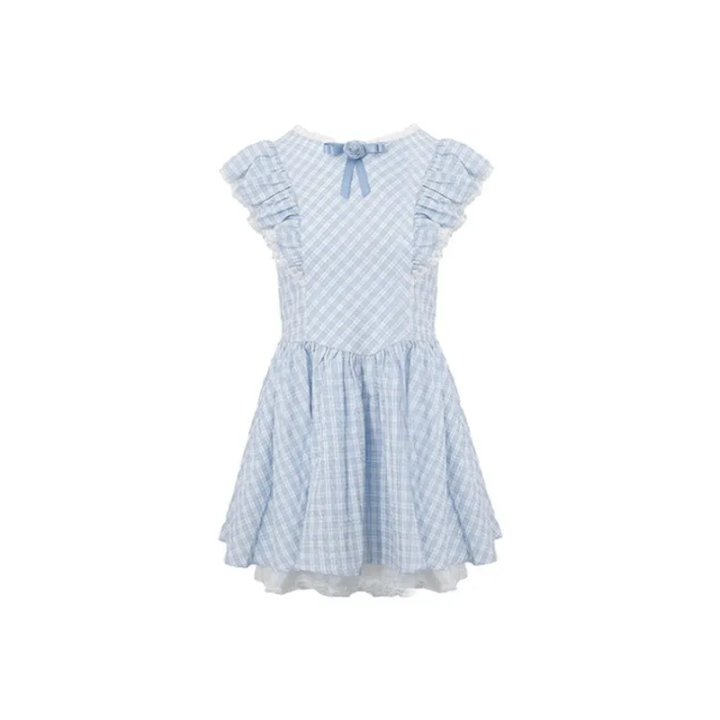 SECFLY OFFICIAL Sleeveless Dress Women's Light Blue-0