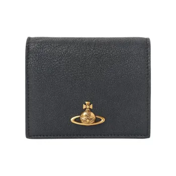 Vivienne Westwood Leather Wallet Women's Black
