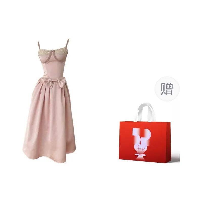 BEAUTIFUL CONFESSION Slip Dress Women's Pink-6
