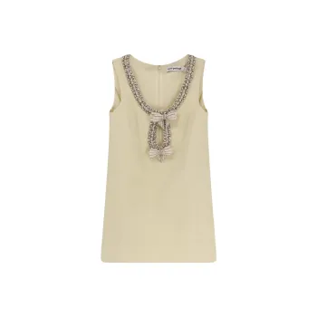 Self portrait Crepe Bow Mini Dress