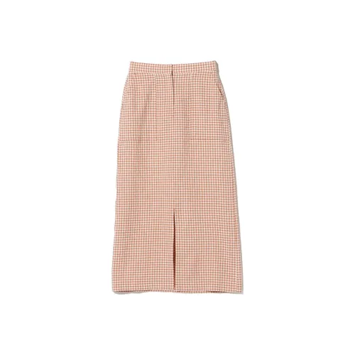 Beams Casual Long Skirts Women's Orange