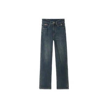 HIPPIEMISS Jeans Women's Vintage Dark Blue