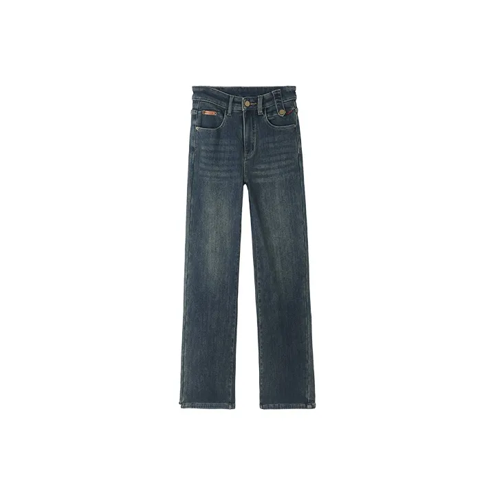 HIPPIEMISS Jeans Women's Vintage Dark Blue-0