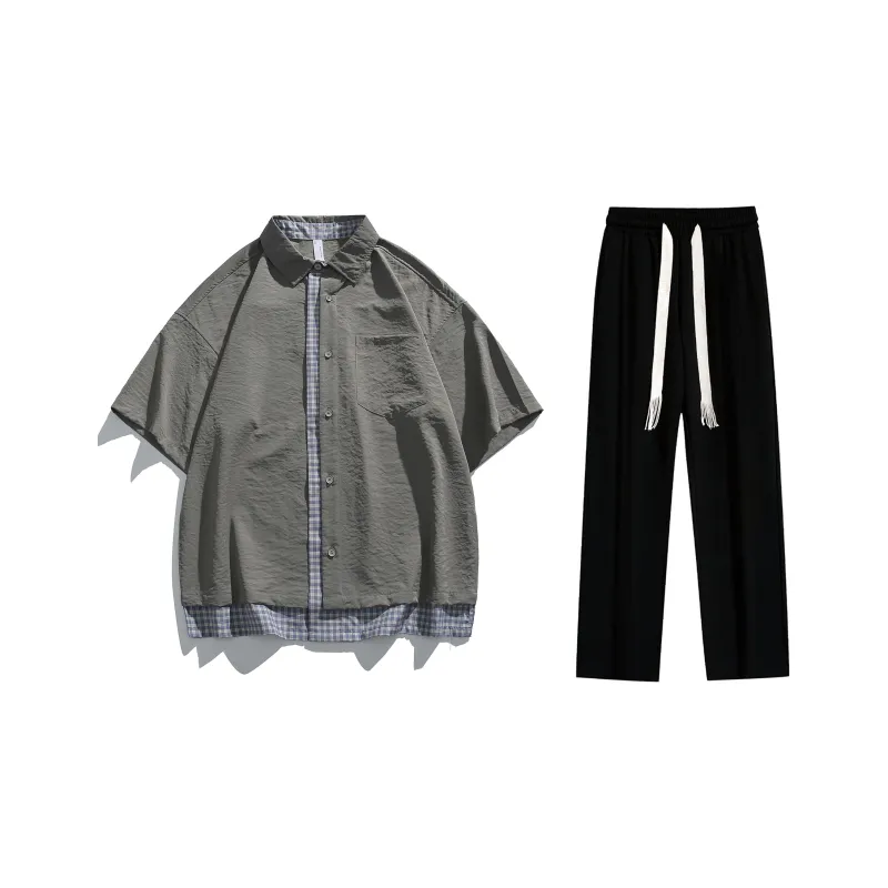 LA'T.WEEKEND Shirt Matching Set Unisex-14