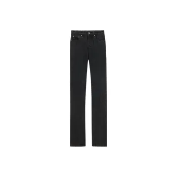 SAINT LAURENT 90'S High Waist Straight Leg Jeans