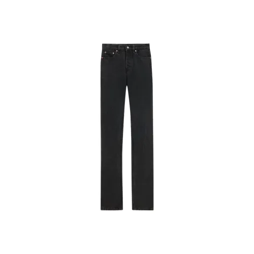 SAINT LAURENT 90'S High Waist Straight Leg Jeans