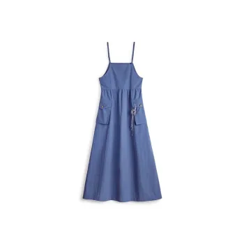 MADEN Slip Dress Women's Cerulean
