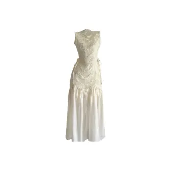 LEMON FAIRY Sleeveless Dress Women's White