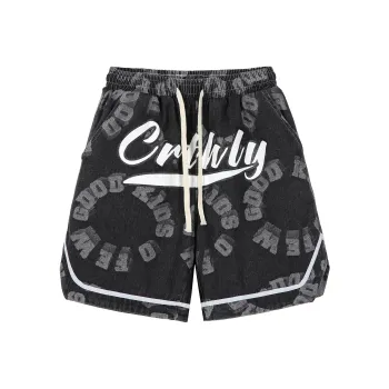 HOZZS Denim Shorts Unisex