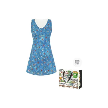 ZVJH Slip Dress Women's Capri Blue