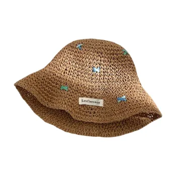 MITHAOL KUSC Straw Woven Bucket Hats Women's