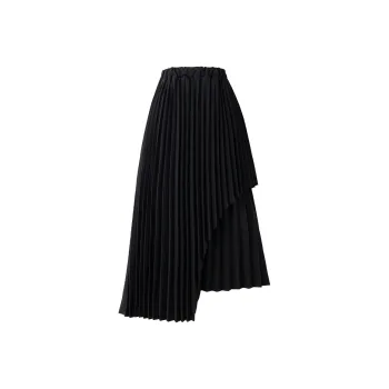 SOON FLOWER Casual Long Skirts Women's Black