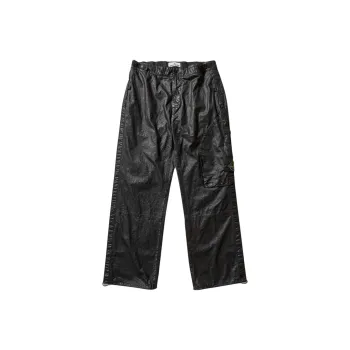 STONE ISLAND Panama weaved Cargo Pants