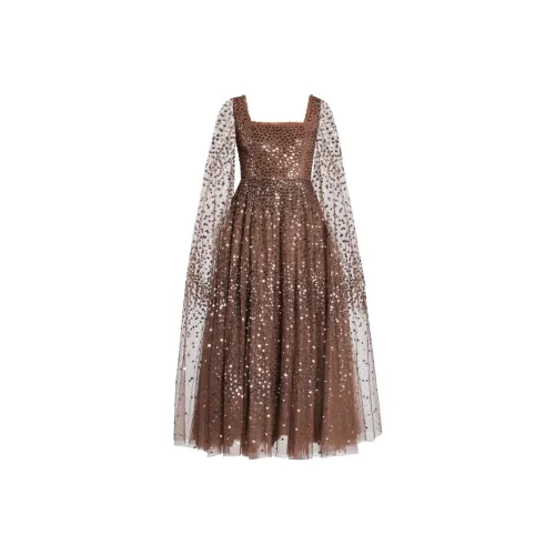 NEEDLE & THREAD Sequin embellished Midi Dress