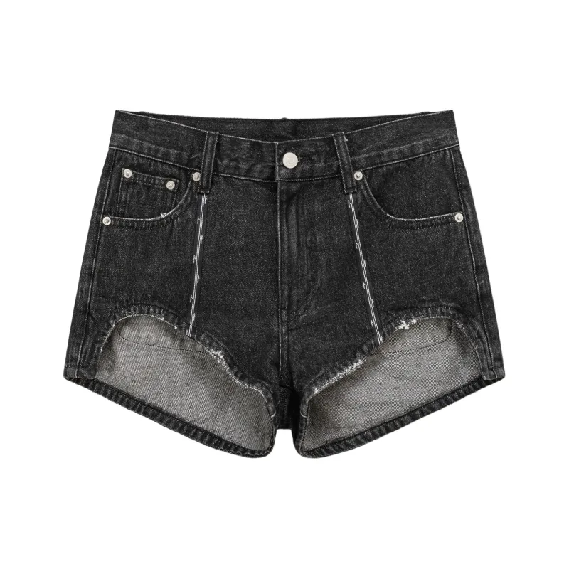 CHUU Denim Shorts Women's Black-0