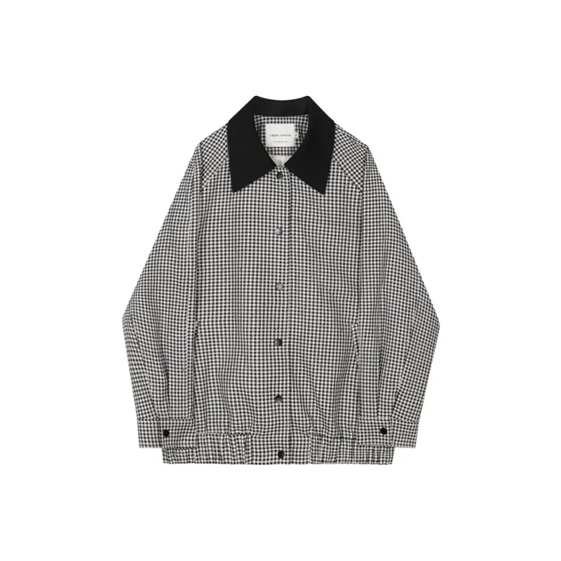 VEGA CHANG Skirt Set Women's Vichy Plaid-0