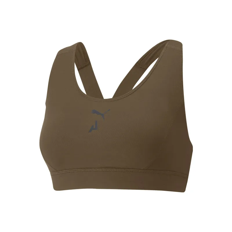 PUMA SEASONS High Impact Bra Top Sports Underwear Women's Green-0