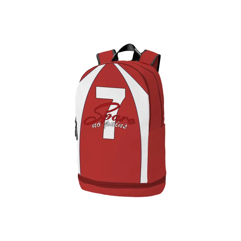 Spare No Pains. Polyester Backpack Regular Unisex Multicolor-1