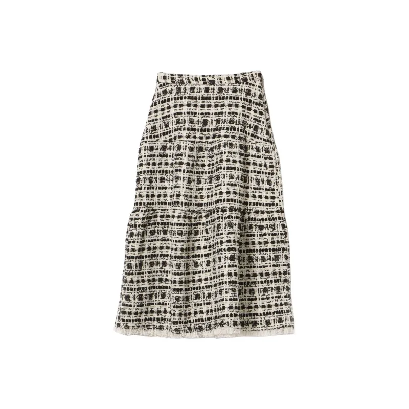 Beams Casual Long Skirt Women's Black-0