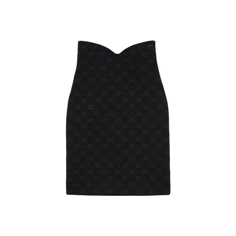GUCCI Casual Long Skirts Women's Black-0