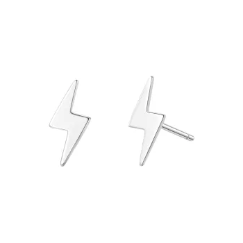 Lao Feng Xiang S999 Fine Silver Stud Earrings Women's
