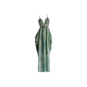 PLANE DRIFT Slip Dress Women's Green